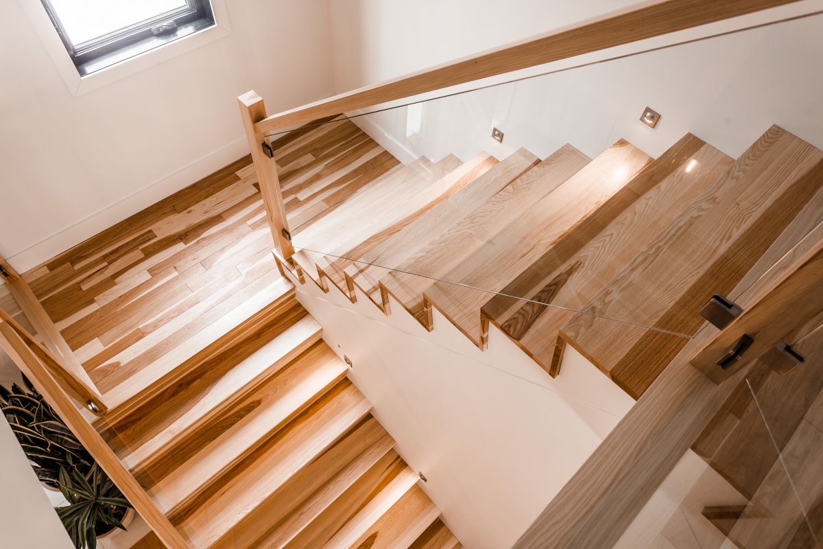 Escalier_Hickory_plancher