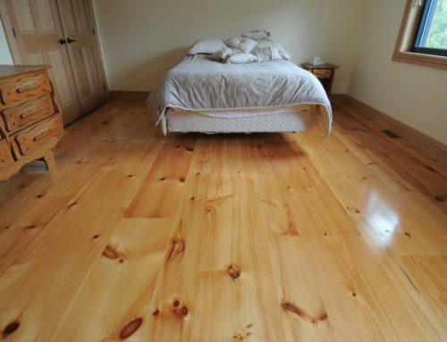 Pine flooring